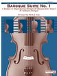 Baroque Suite No. 1-String Orch Orchestra sheet music cover